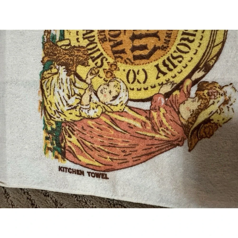 3 Vintage 1990 Kitchen Towels Wheaties, Golden Medal Flour  And Hershey’s Cocoa